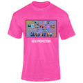 T-Shirt Unisex Dry Sport T-Shirt del Multiverso con Sfondo a Colori