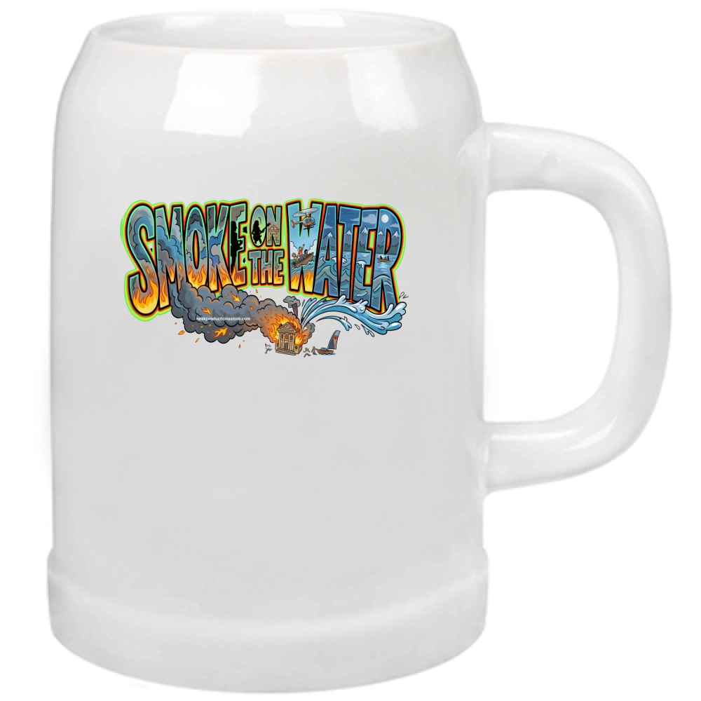 Boccale Birra linea smoke on the water A