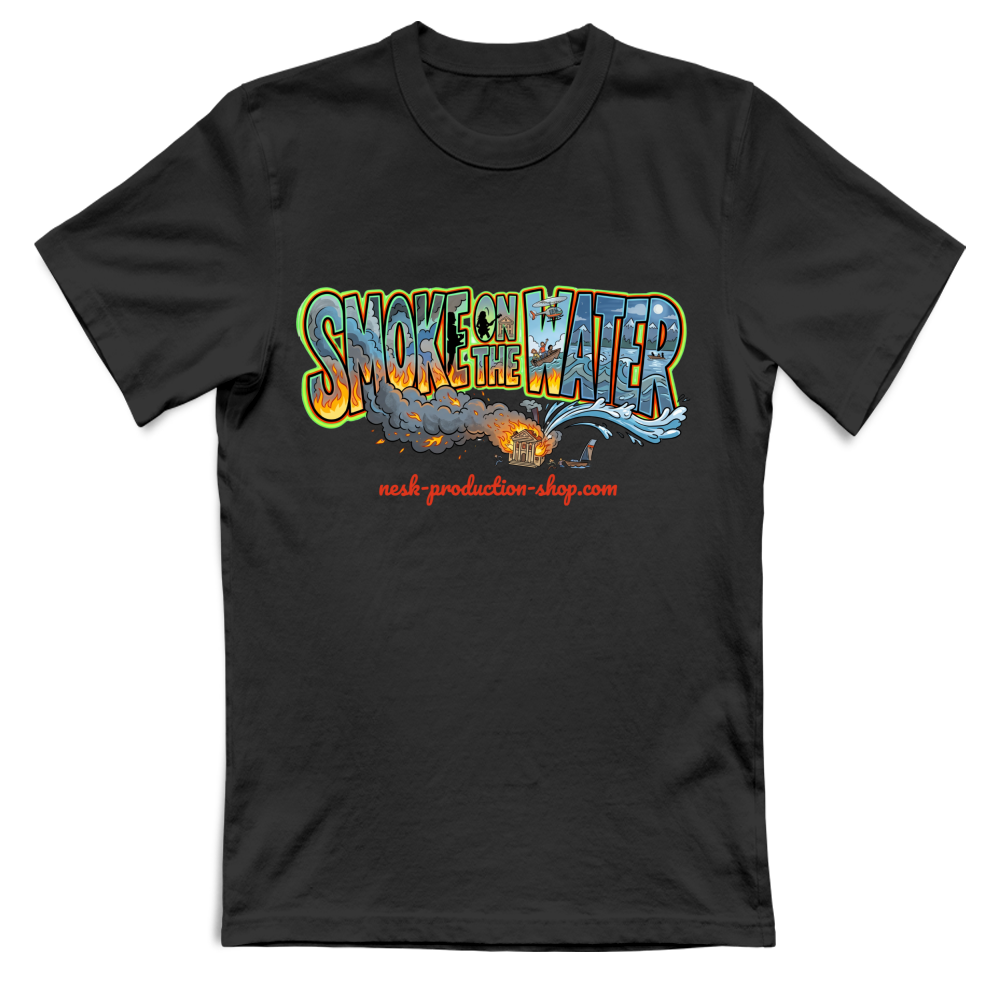 T-Shirt Bambino linea smoke on the water