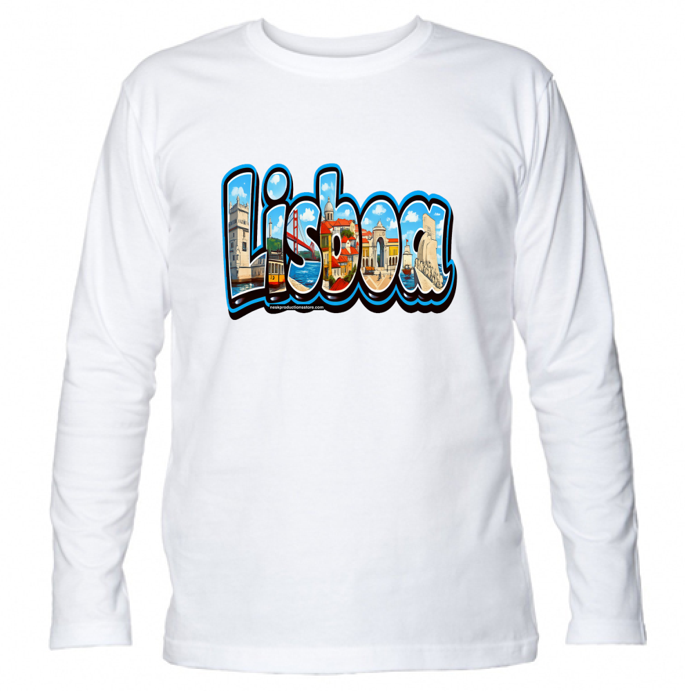 T-Shirt Unisex Manica Lunga linea lisbona A