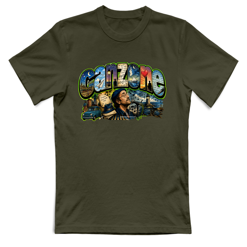 T-Shirt Unisex linea Canzone Dalla