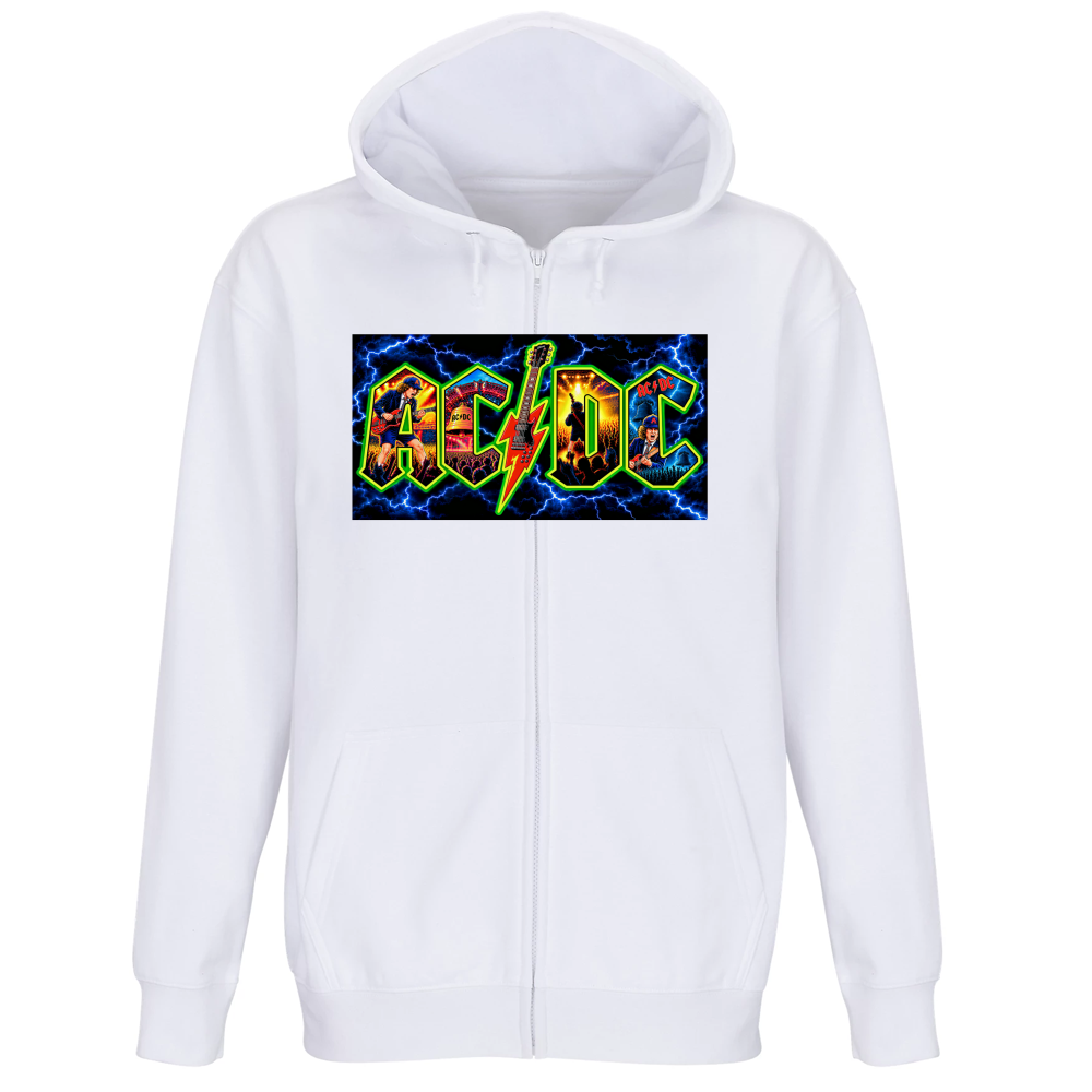 Felpa Premium Cappuccio Zip linea ac/dc B