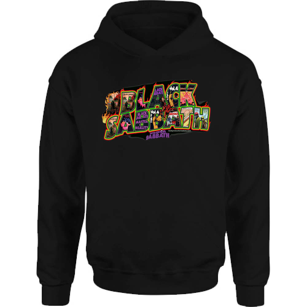 Felpa Bambino con Cappuccio linea Black Sabbath A
