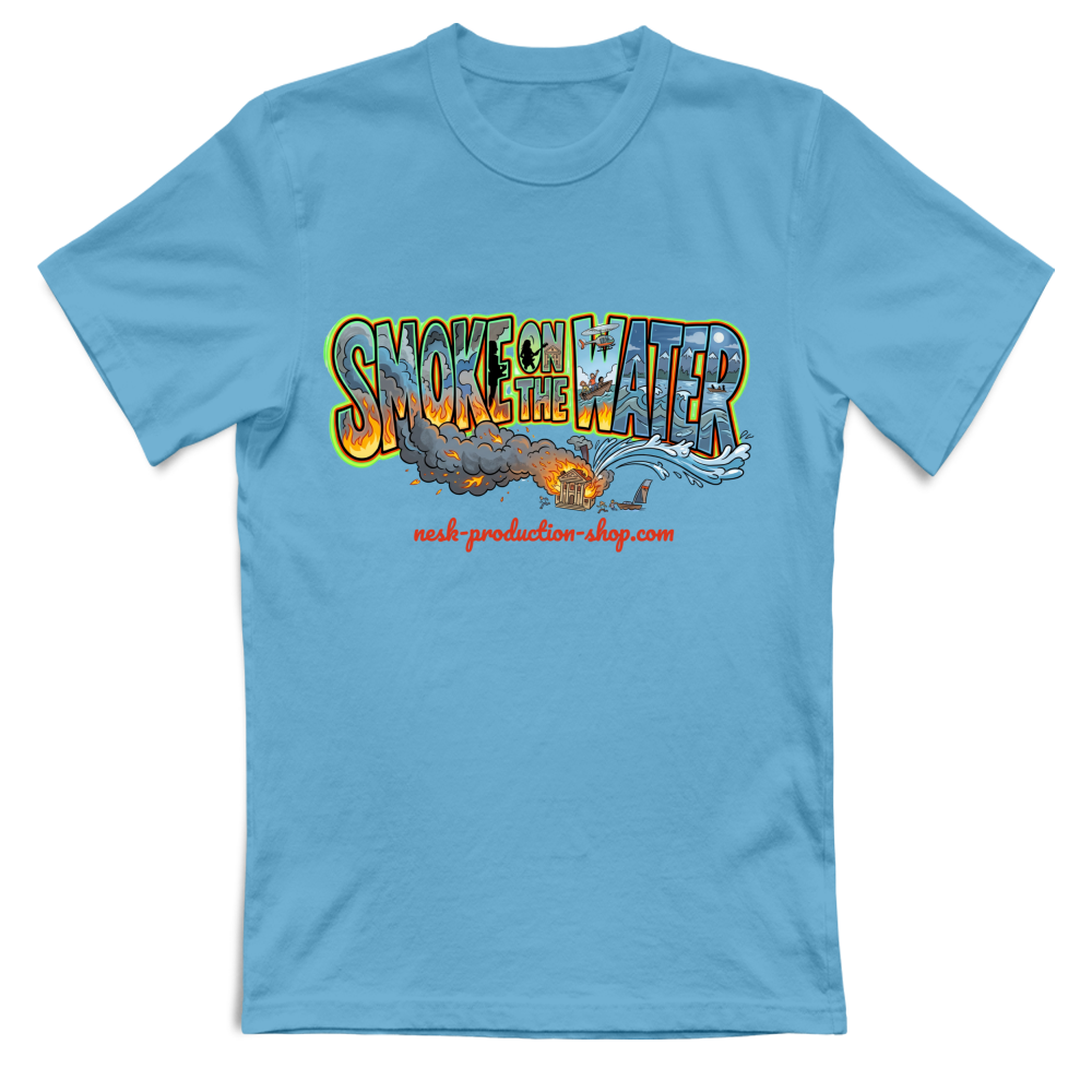 T-Shirt Bambino linea smoke on the water
