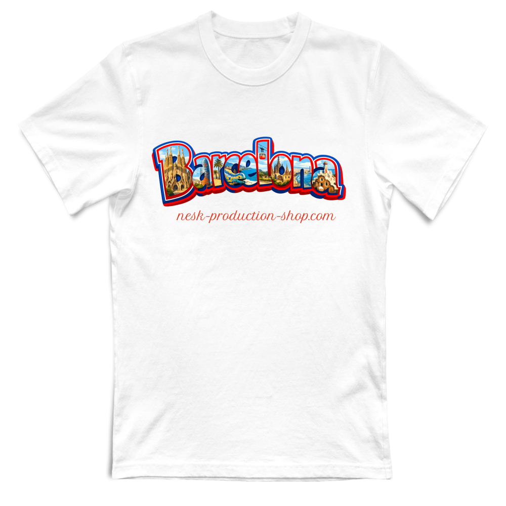 T-Shirt Unisex Large linea Barcellona