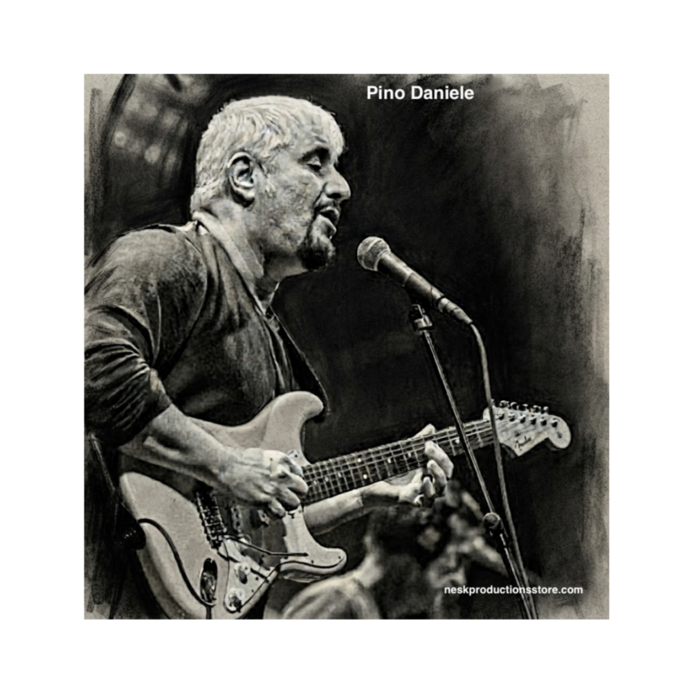 Canvas tributo a Pino Daniele 1 – Stampa su tela 40×40