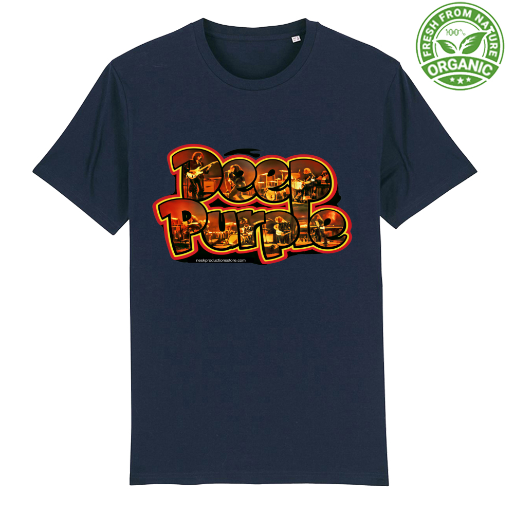 T-Shirt Unisex Organica linea Deep Purple