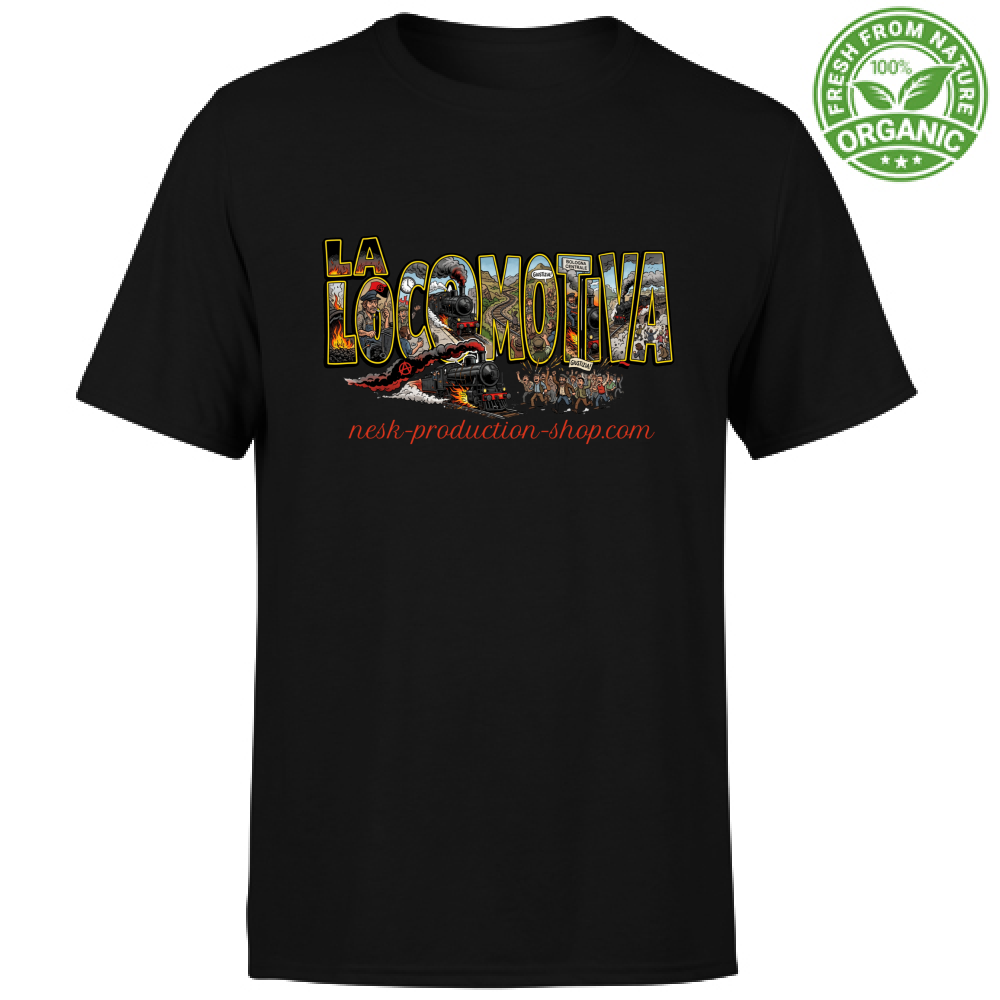 T-Shirt Unisex Organic linea la locomotiva