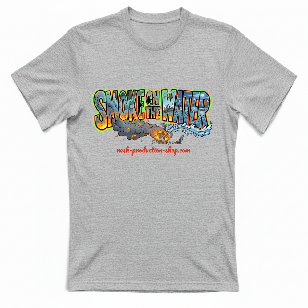 T-Shirt Bambino linea smoke on the water