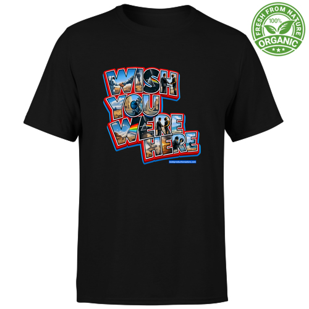 T-Shirt Unisex Organic linea wish you were here A
