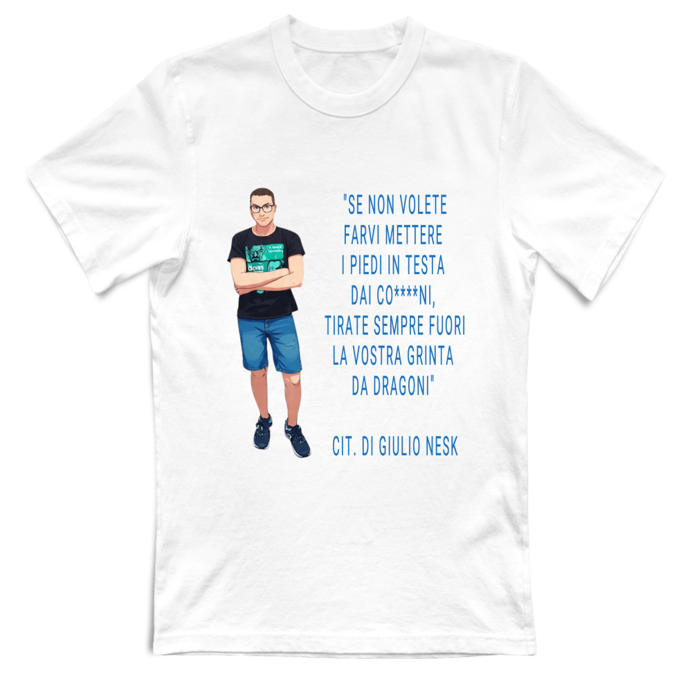 T-Shirt Unisex T-Shirt con una Frase Motivazionale