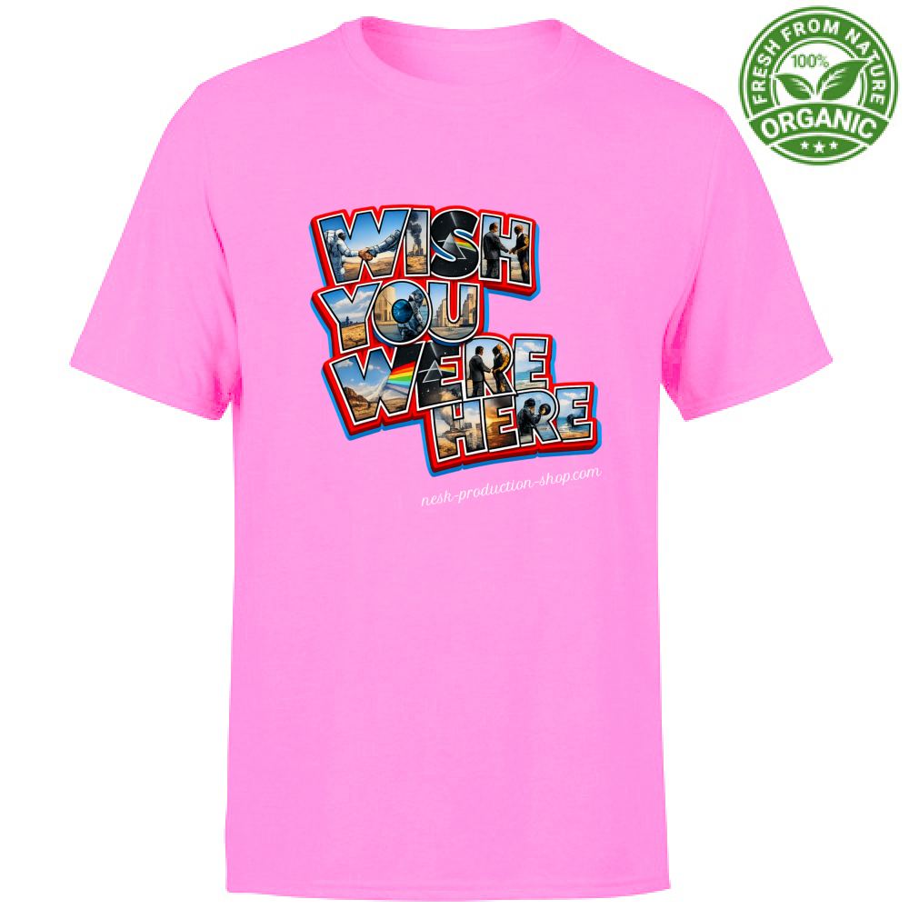 T-Shirt Unisex Organic linea wish you were here