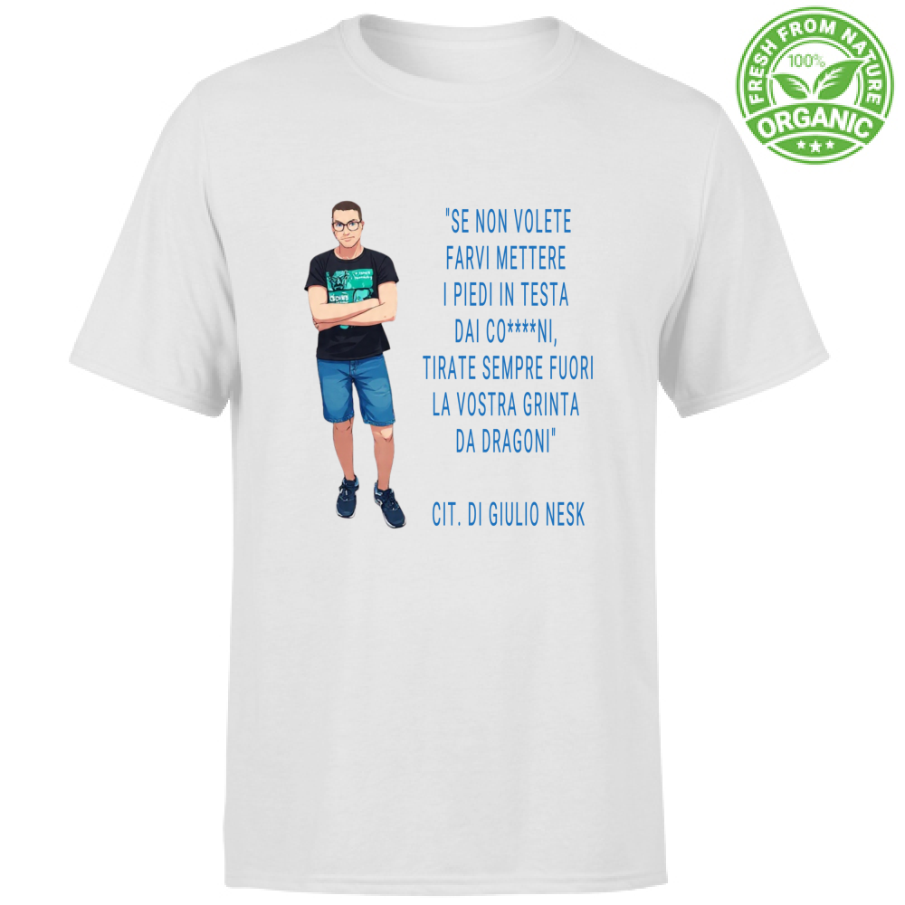 T-Shirt Unisex Organic T-Shirt con una Frase Motivazionale