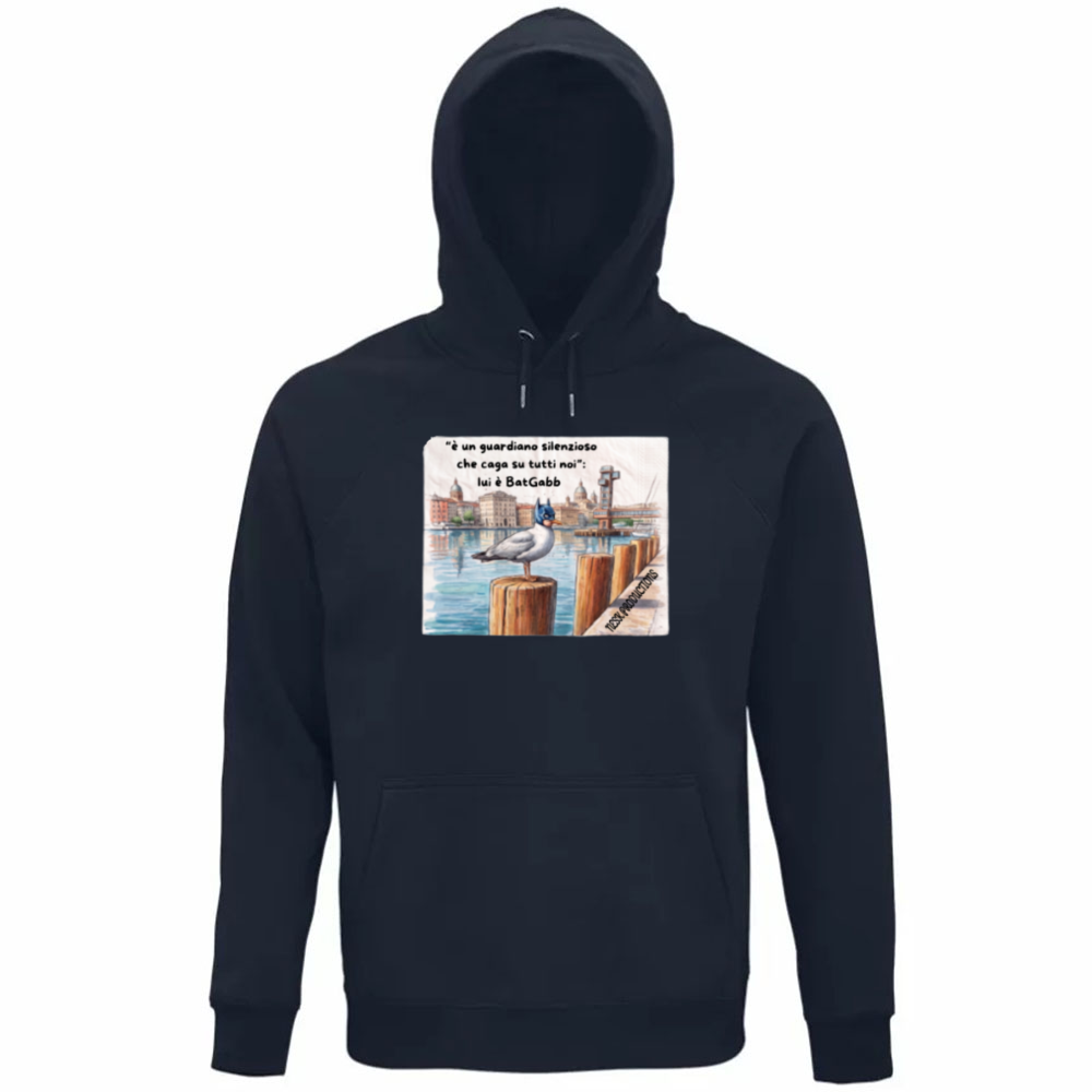 Felpa Organica Unisex Cappuccio T-shirt BatGabb is Back Again