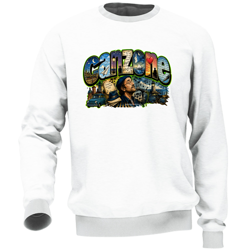 Felpa Unisex linea Canzone Dalla