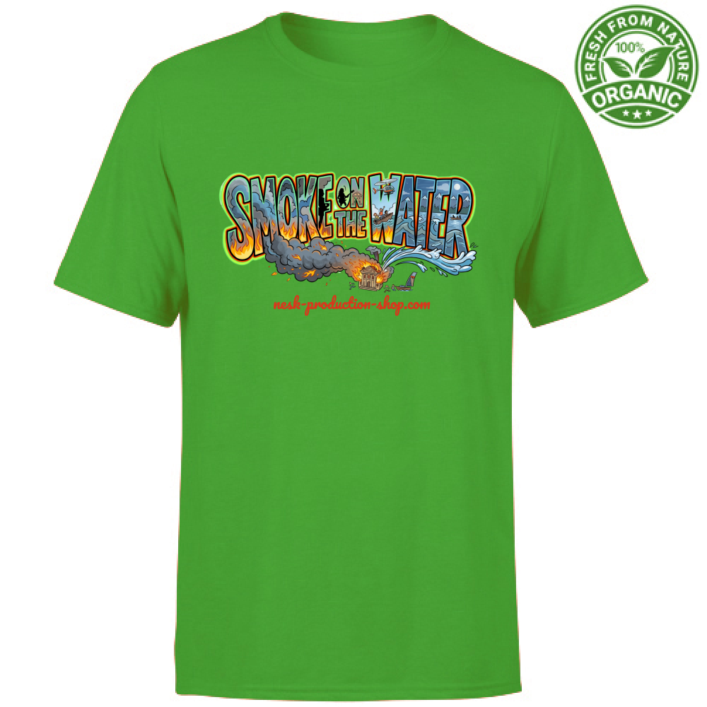 T-Shirt Unisex Organic linea smoke on the water