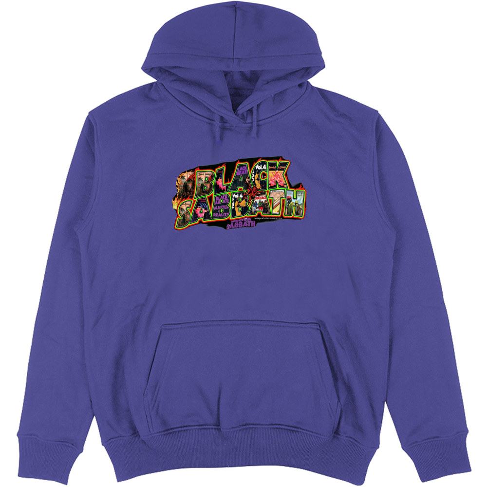 Felpa Unisex con Cappuccio linea Black Sabbath A