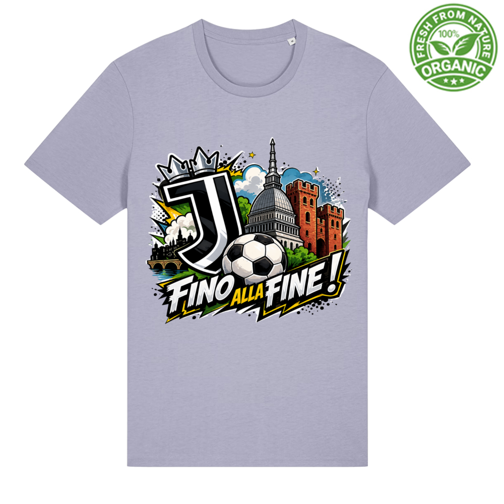 T-Shirt Unisex Organica linea Juve fino alla fine