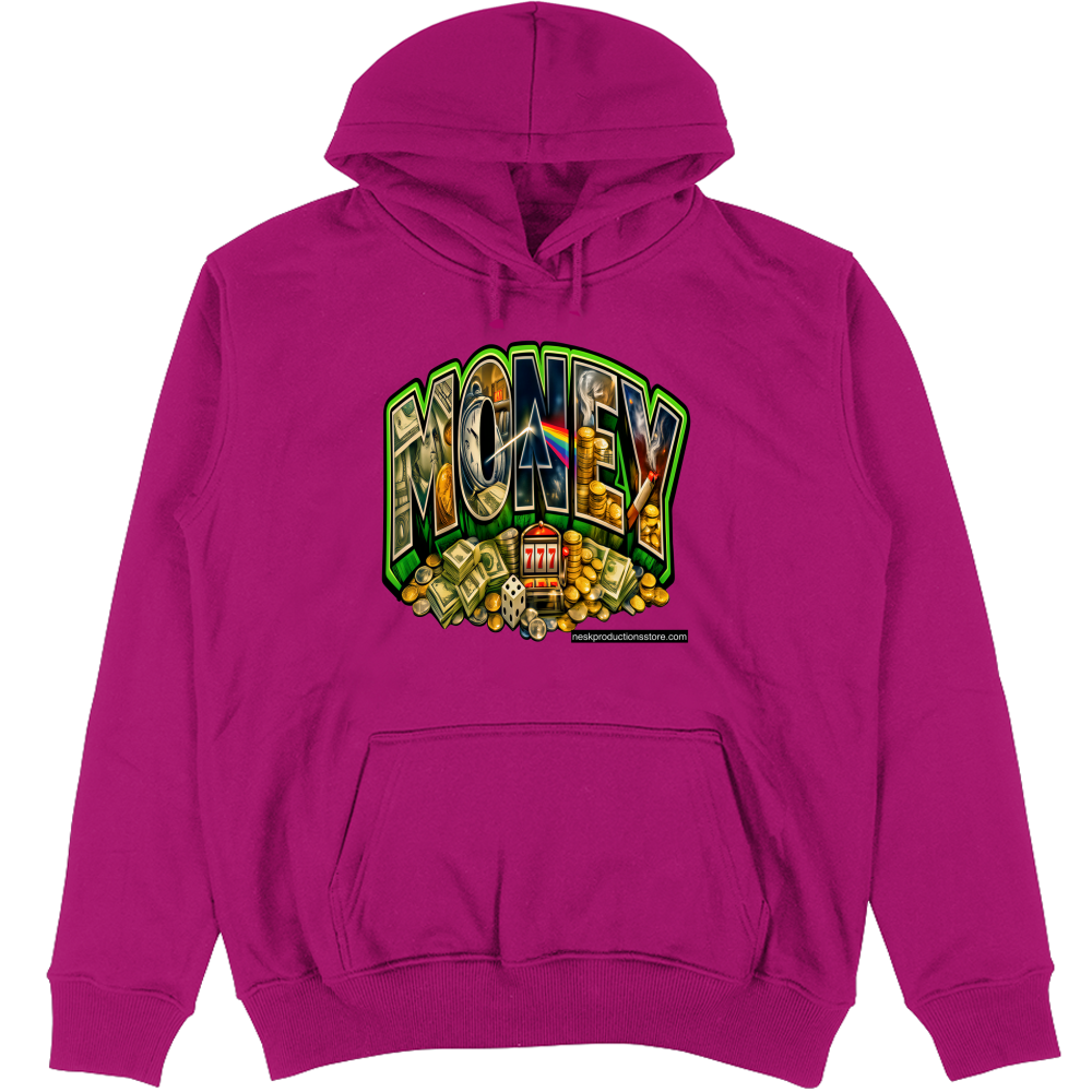 Felpa Unisex con Cappuccio linea Money A