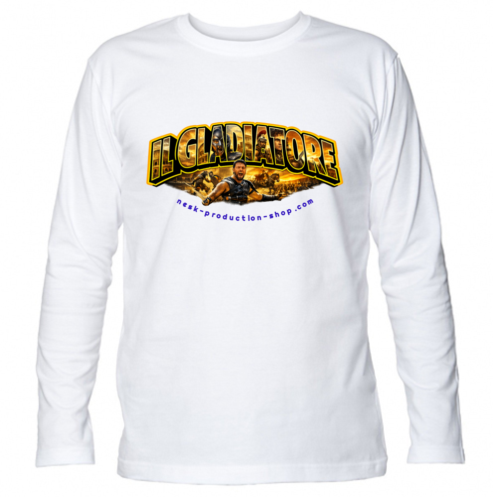 T-Shirt Unisex Manica Lunga linea gladiatore