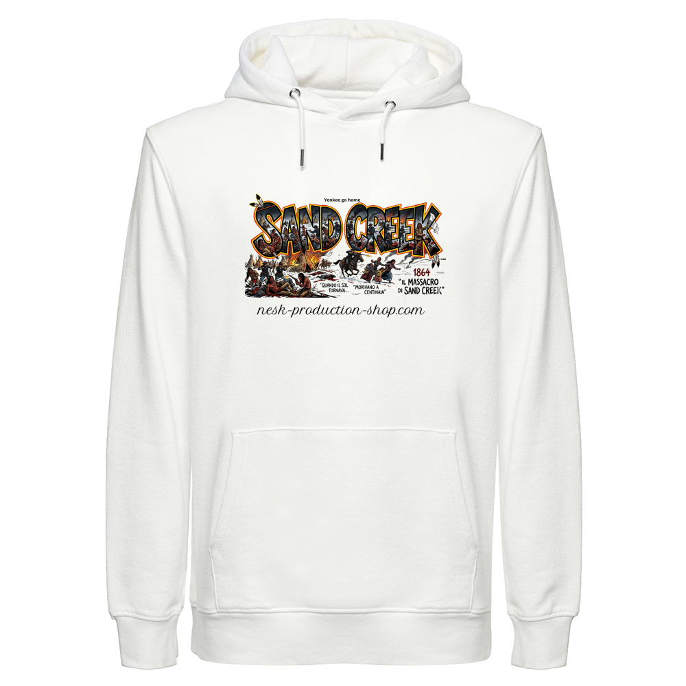 Felpa Cappuccio Unisex Canapa linea sand creek