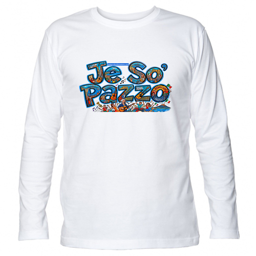 T-Shirt Unisex Manica Lunga linea je so pazzo A