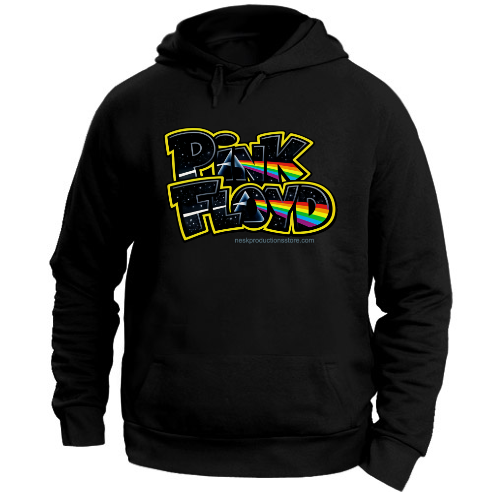 Felpa con Cappuccio Unisex Large linea Pink Floyd