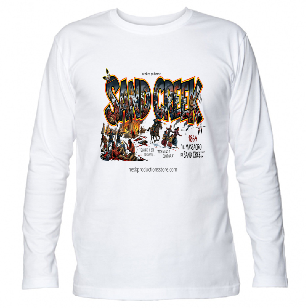 T-Shirt Unisex Manica Lunga linea Sand Creek 1A