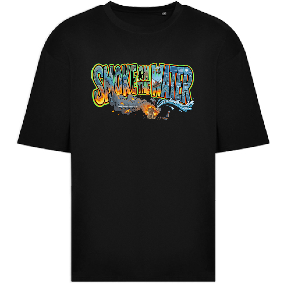 T-Shirt Oversize linea smoke on the water A