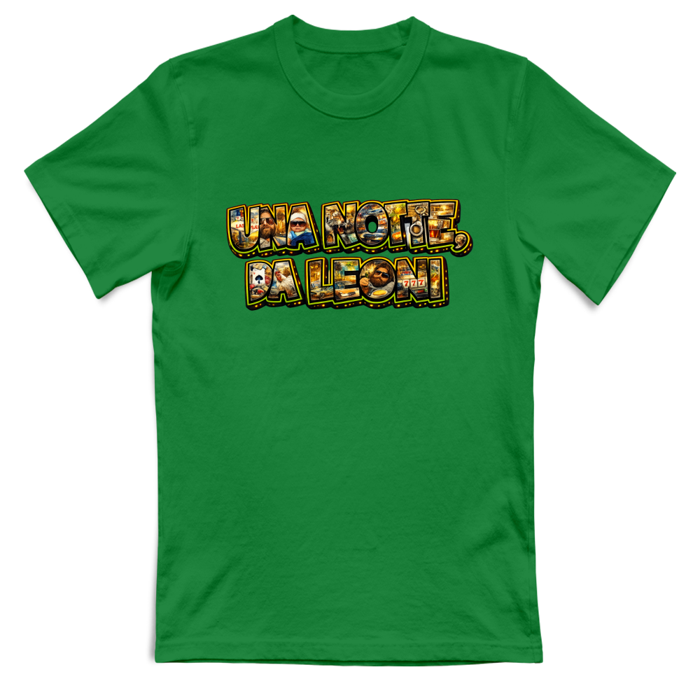 T-Shirt Unisex Maglietta una Notte da Leoni