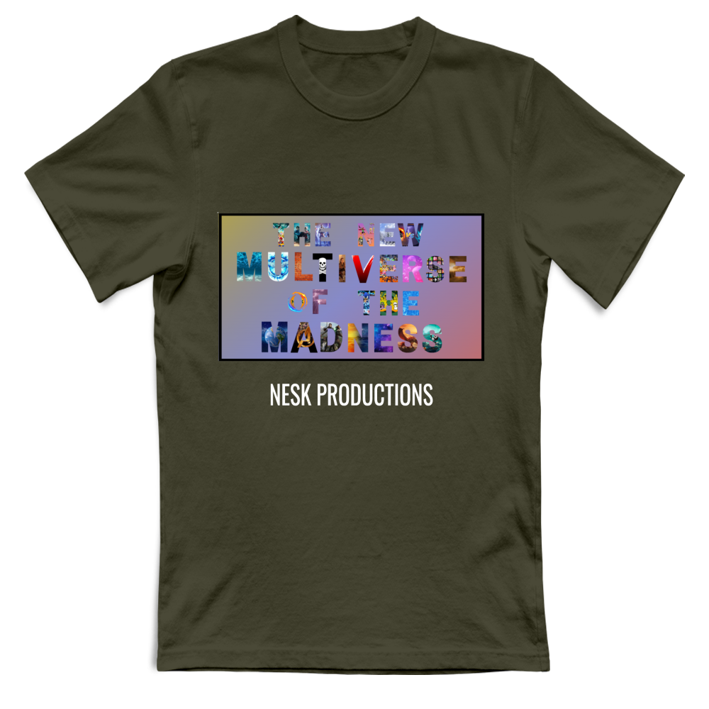 T-Shirt Unisex T-Shirt del Multiverso con Sfondo a Colori