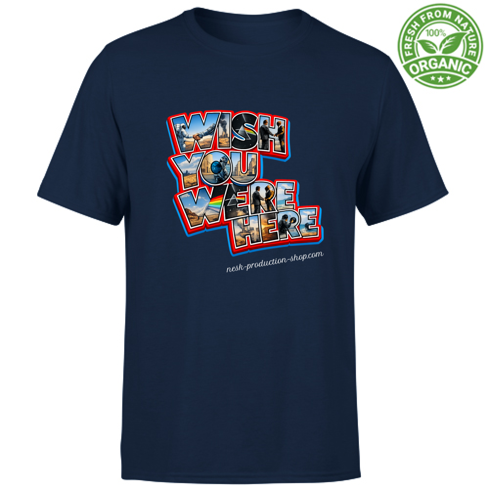 T-Shirt Unisex Organic linea wish you were here