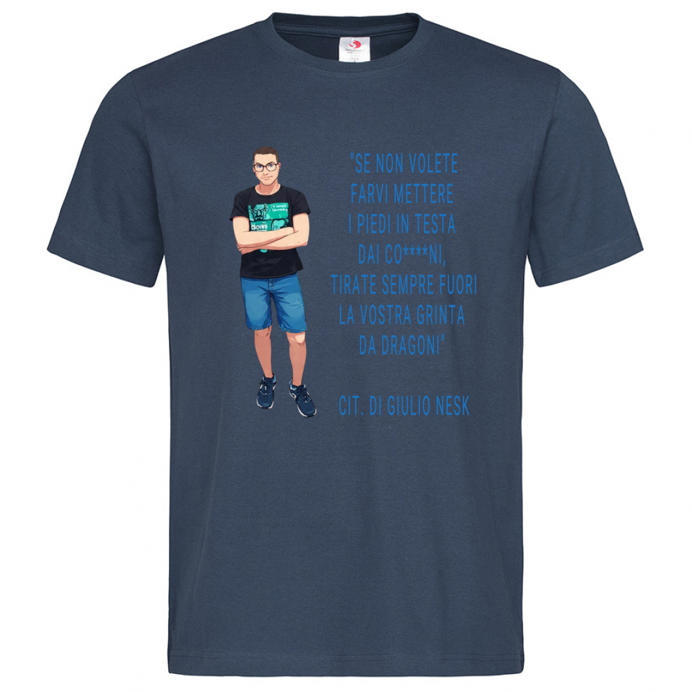 T-Shirt Men Premium T-Shirt con una Frase Motivazionale