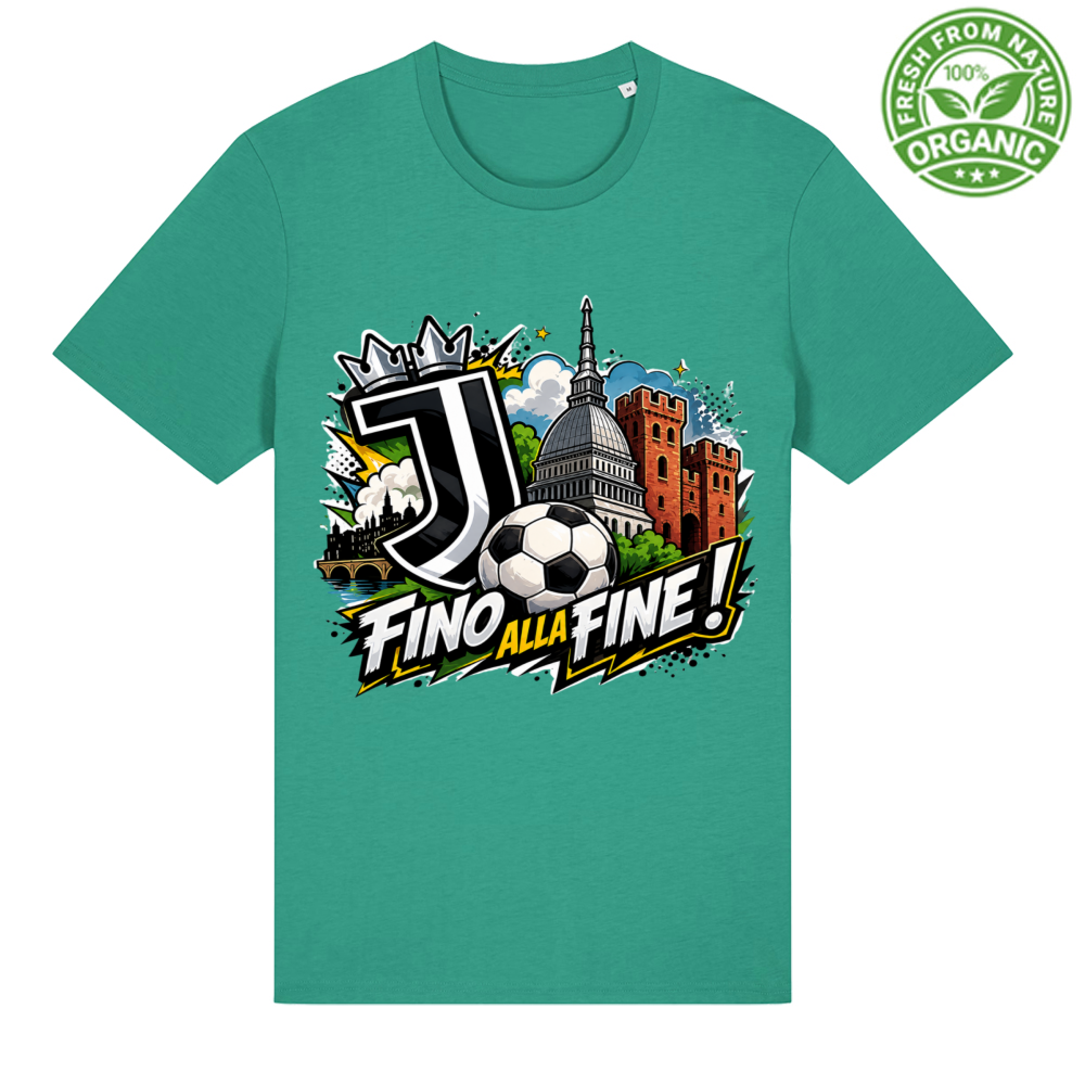 T-Shirt Unisex Organica linea Juve fino alla fine