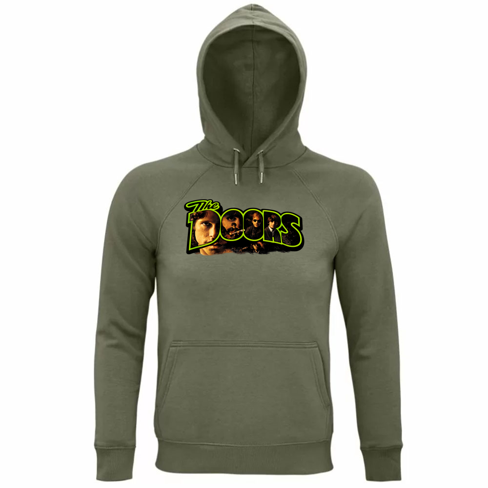 Felpa Organica Unisex Cappuccio linea doors