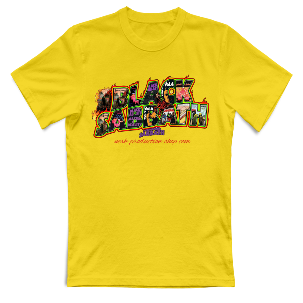 T-Shirt Unisex linea black sabbath