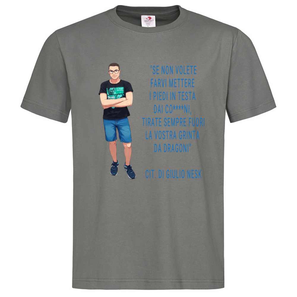T-Shirt Men Premium T-Shirt con una Frase Motivazionale