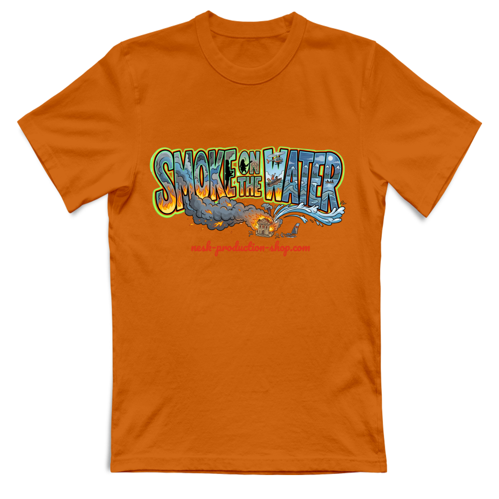 T-Shirt Unisex linea smoke on the water