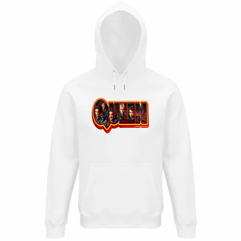 Felpa Organica Unisex Cappuccio Linea Queen  A