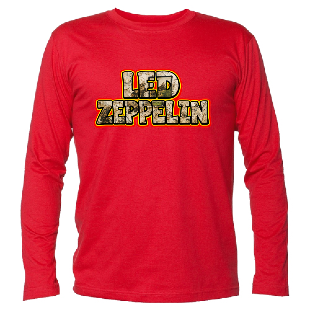 T-Shirt Unisex Manica Lunga linea led zeppelin