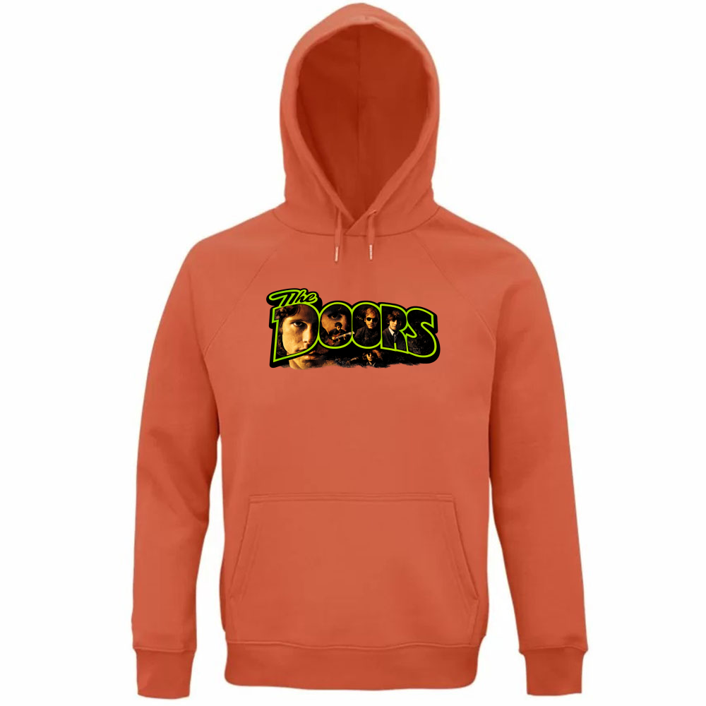 Felpa Organica Unisex Cappuccio linea doors