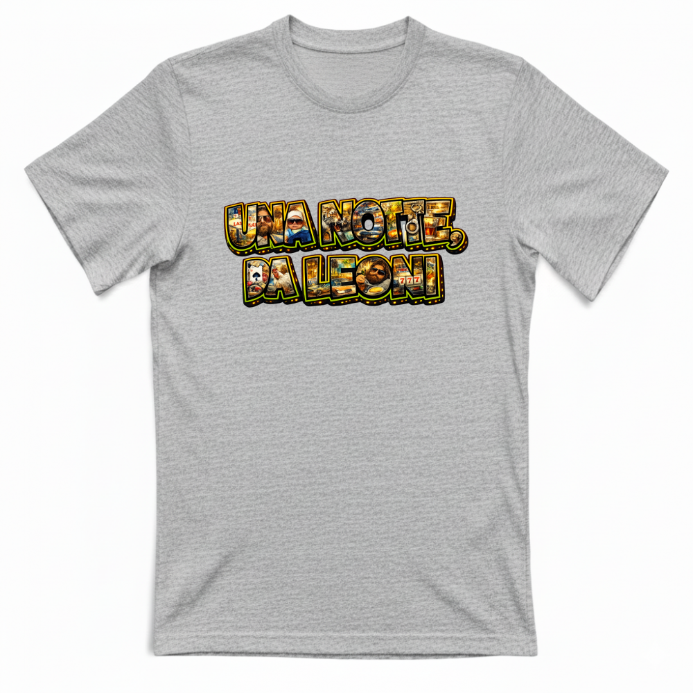 T-Shirt Unisex Maglietta una Notte da Leoni