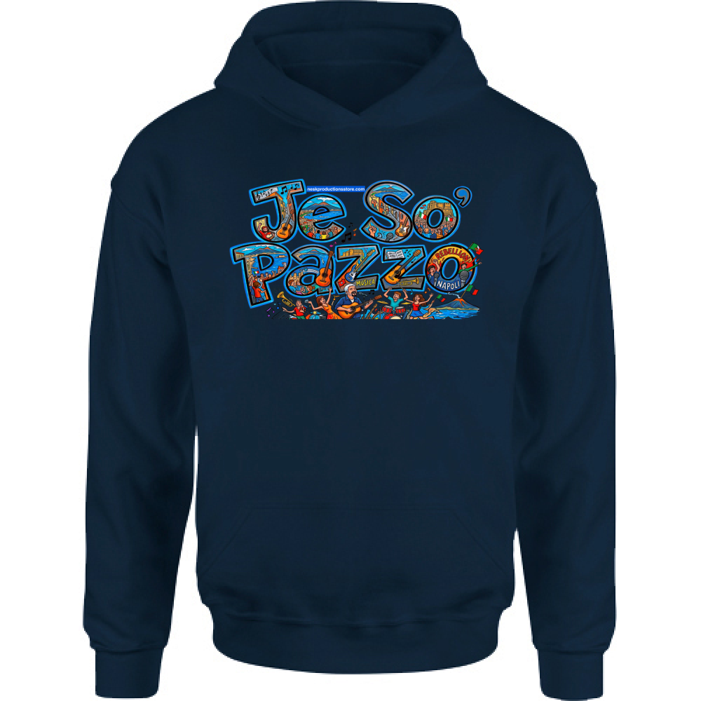 Felpa Bambino con Cappuccio linea je so pazzo A