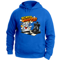 Felpa con Cappuccio Unisex Large Linea scaccomatto