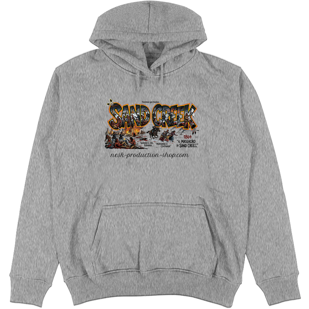 Felpa Unisex con Cappuccio linea sand creek