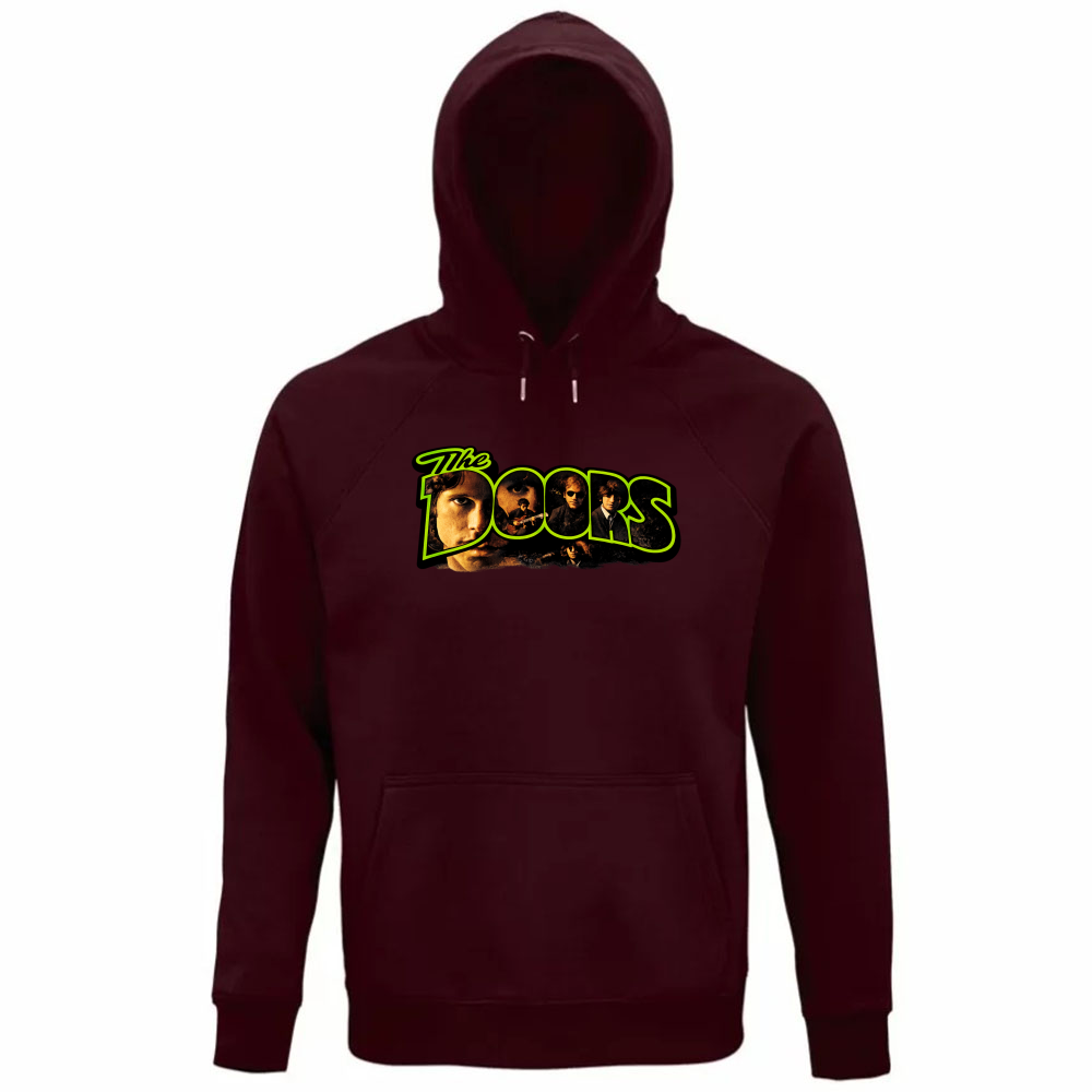 Felpa Organica Unisex Cappuccio linea doors