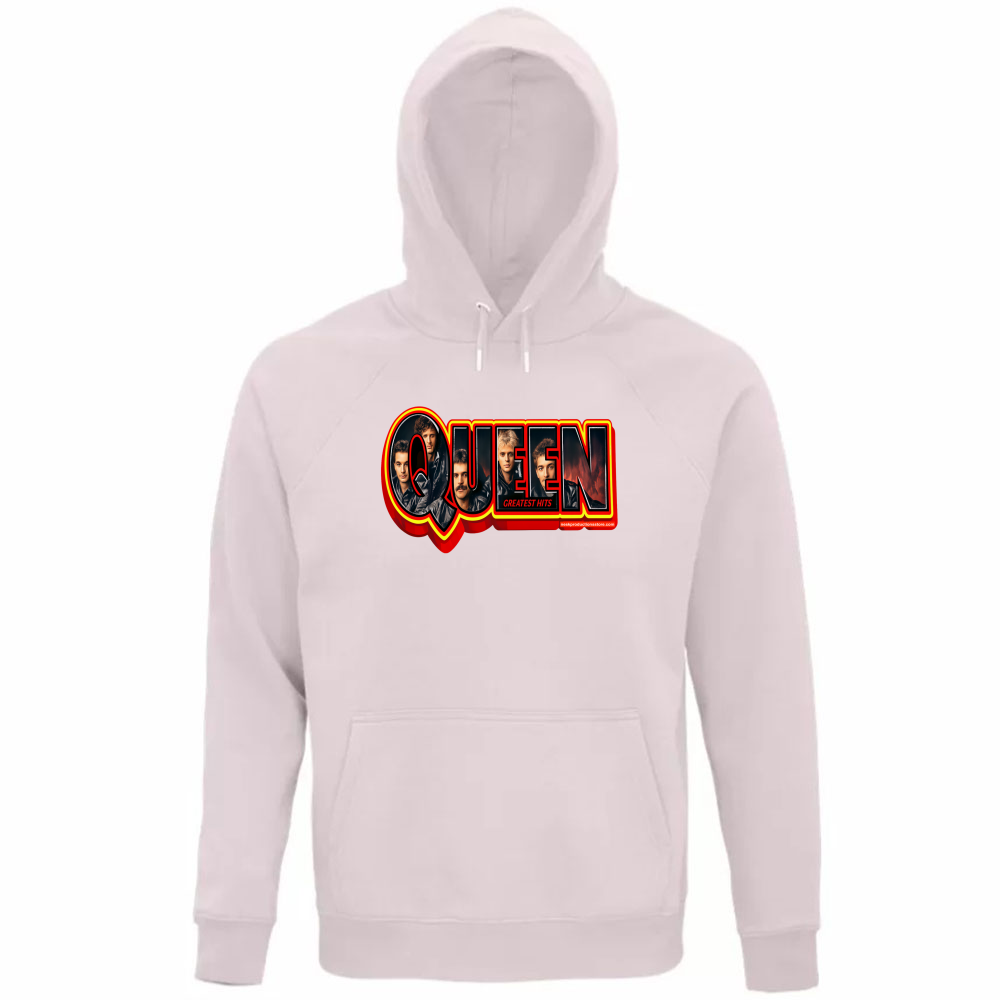 Felpa Organica Unisex Cappuccio Linea Queen  A