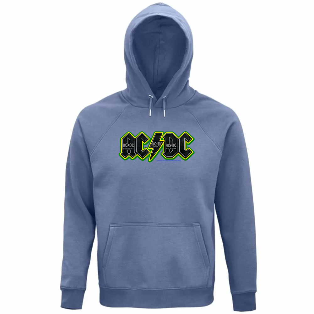 Felpa Organica Unisex Cappuccio linea AC/DC