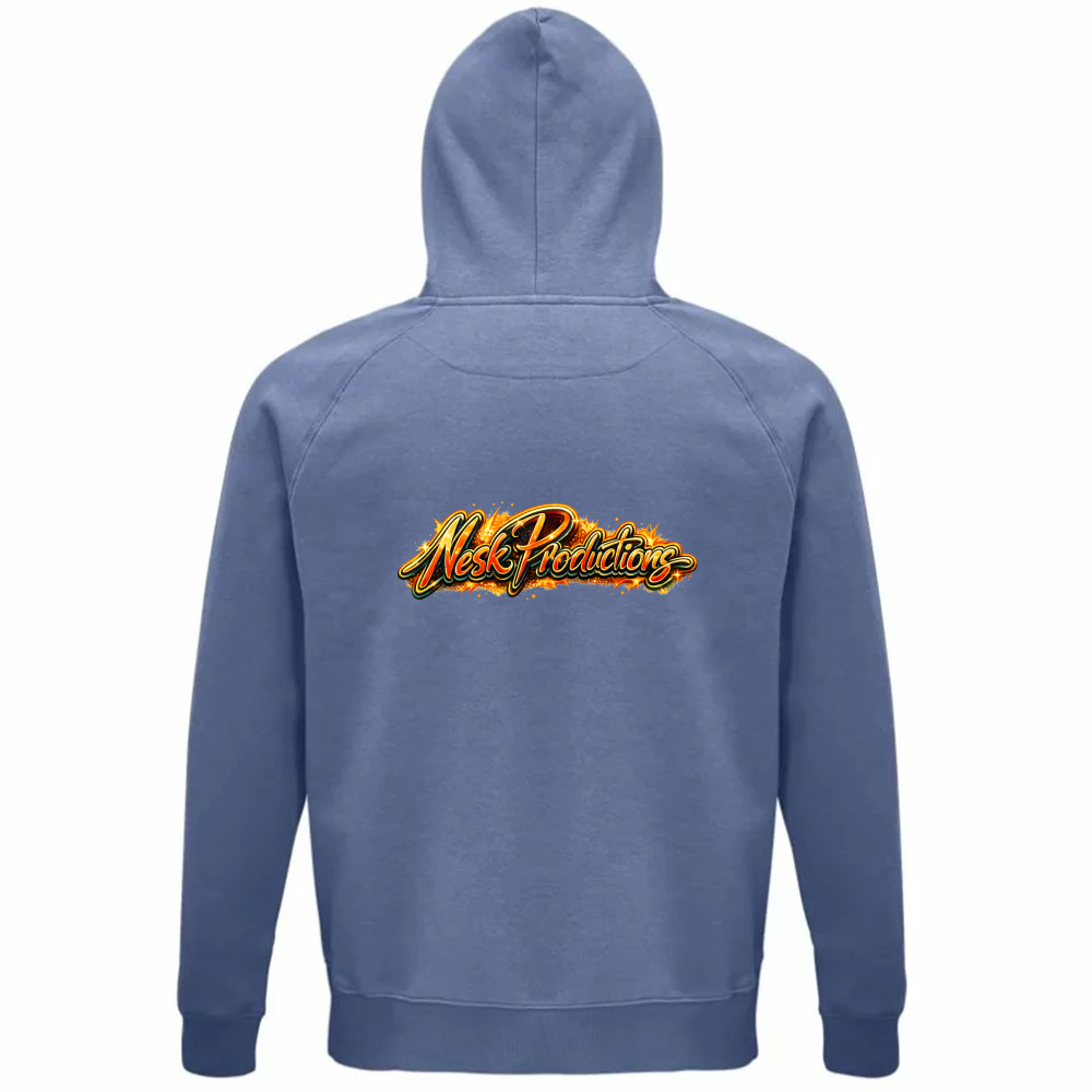 Felpa Organica Unisex Cappuccio Maglietta Verso un Mondo Migliore e Oltre