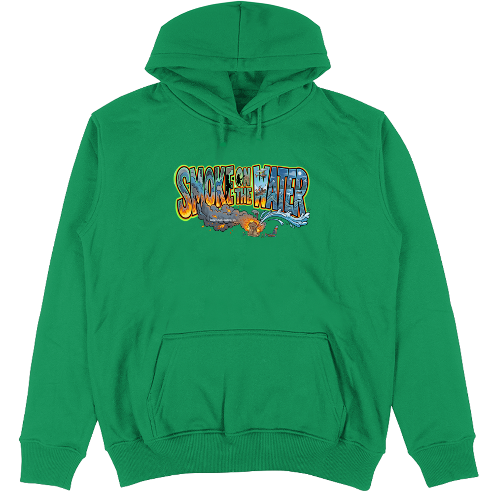 Felpa Unisex con Cappuccio linea smoke on the water A